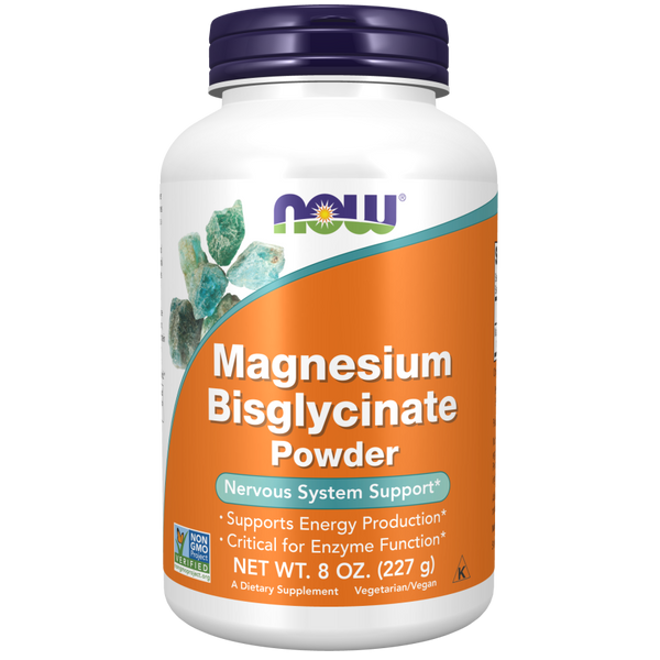 Bisglicinato de Magnesio Powder (Polvo) 227gr - Now
