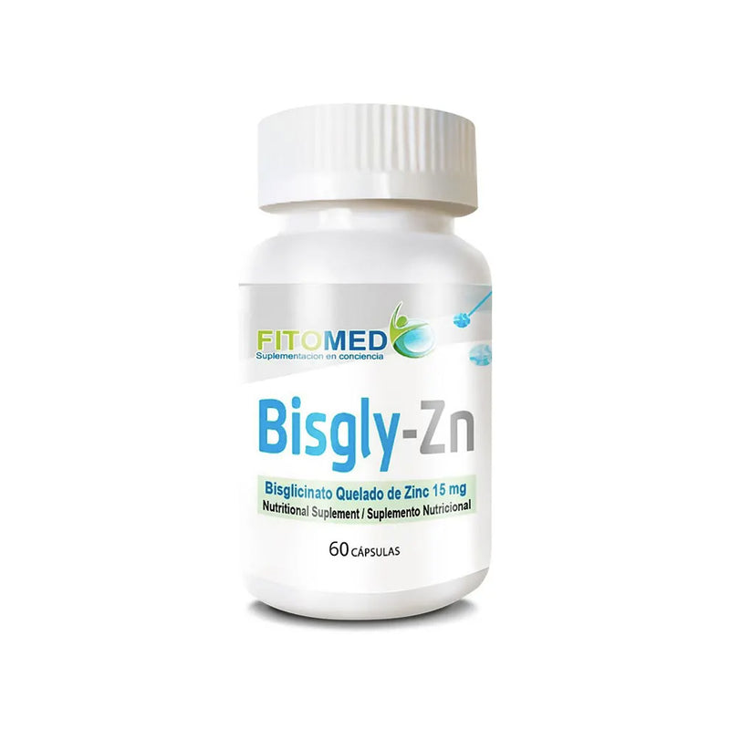 Bisglicinato de Zinc 60 Caps - Fitomed