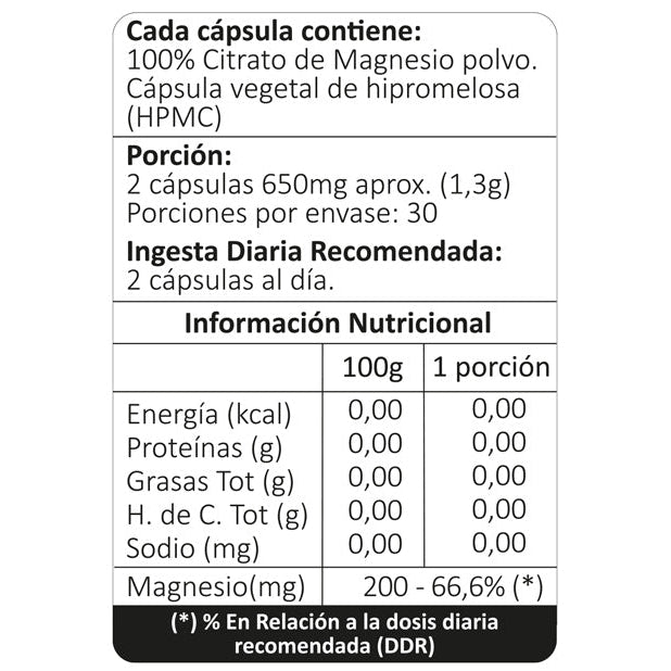 Citrato de Potasio 60 Veg Caps - Avanti