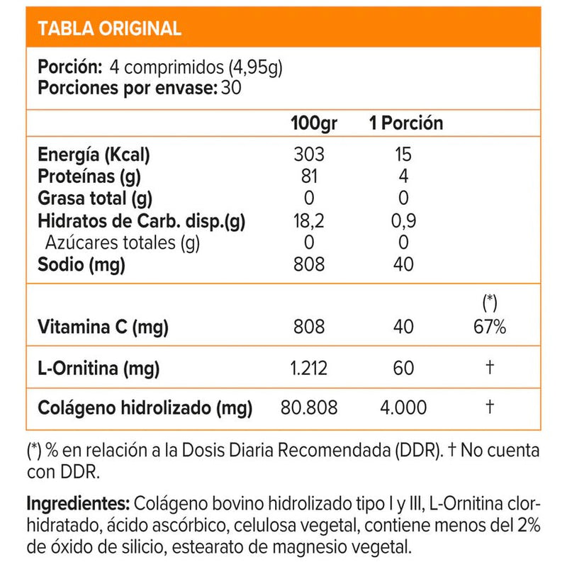 Colágeno Hidrolizado + Vitamina C 1000mg 120 Caps - Sundown Naturals