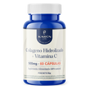Frasco de Colágeno Hidrolizado + Vitamina C 500mg 60 cápsulas de Karün Life