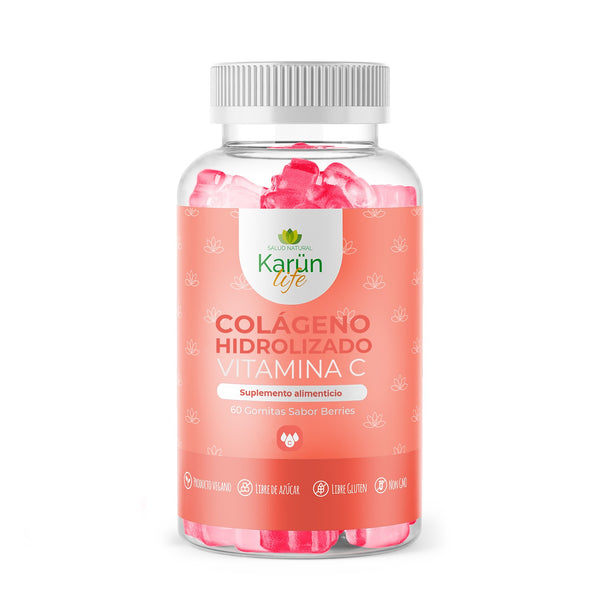 Colágeno Hidrolizado + Vitamina C 60 Gomitas - Karun Life