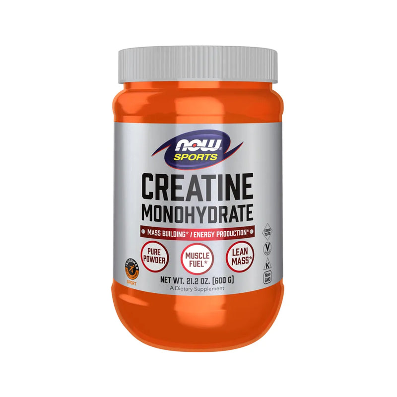 Creatina Monohidratada en Polvo 120 Porciones 600gr - Now