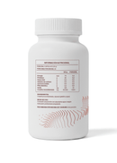 Tabla de la Creatina Monohydrate en cápsulas: porción de 2 cápsulas (1,20 g), 30 porciones y 1.000 mg de creatina