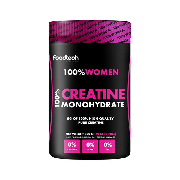 Creatine Monohydrate 100% Women 300gr - Foodtech