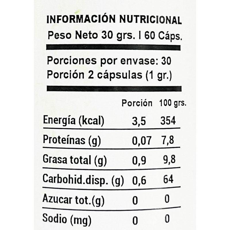 Cúrcuma 500mg 60 Caps - Natural Herbal