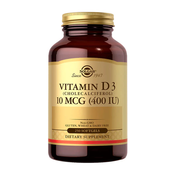 Vitamina D3 400UI 250 Softgels  - Solgar