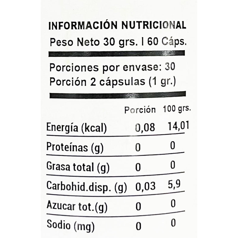 Diente de León 500mg 60 Caps - Natural Herbal