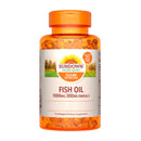 Frasco de Fish Oil 1000 mg de Sundown Naturals, 72 cápsulas blandas para 24 días