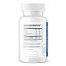 Tabla nutricional del bisglicinato de magnesio: porción de 2 cápsulas, 1.500 mg de bisglicinato y 300 mg de magnesio elemental