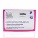 Hepta Magnesio 500mg (Bisglicinato, Taurato, Malato, Citrato, L-Treonato, Carbonato, Cloruro) 60 Cápsulas - Natural Herbal