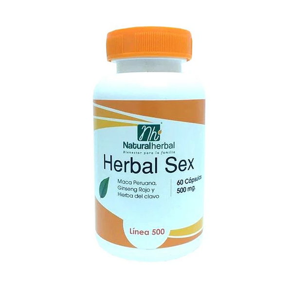 Herbal Sex 500mg 60 Caps - Natural Herbal