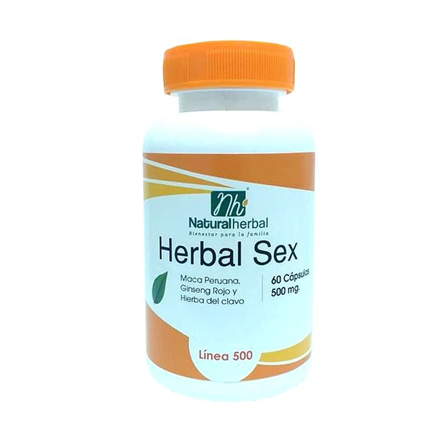 Herbal Sex 500mg 60 Caps - Natural Herbal