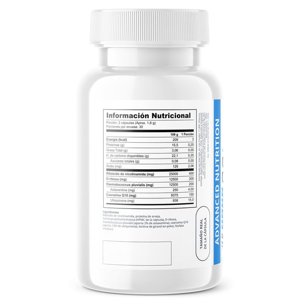 Longevity Complex de Human Optimize, reverso