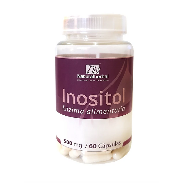 Inositol 500mg 60 Caps - Natural Herbal