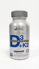 Vitamina K2 600mcg + D3 20mcg Liposomal Liposotiv® 60 Cápsulas Vegetales (30 Porciones) - FNL