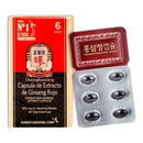 Korean Ginseng Rojo Extracto 30 Caps - Korea Ginseng Corporation