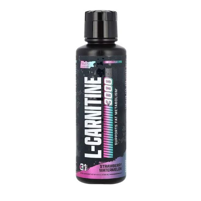 L-Carnitina 3000 Líquida Sabor Frutilla Sandía 465ml (31 Porciones) - Nutrex