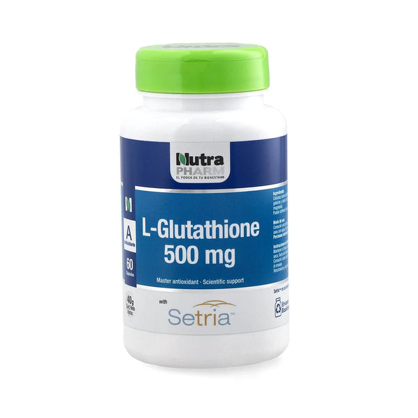 L-Glutathione Premium 500mg 60 Caps - Nutrapharm