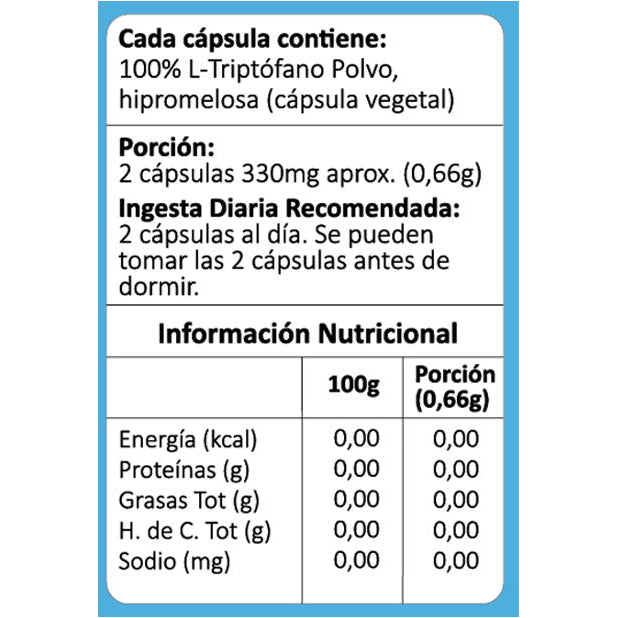 L-Triptófano 60 Caps - Avanti