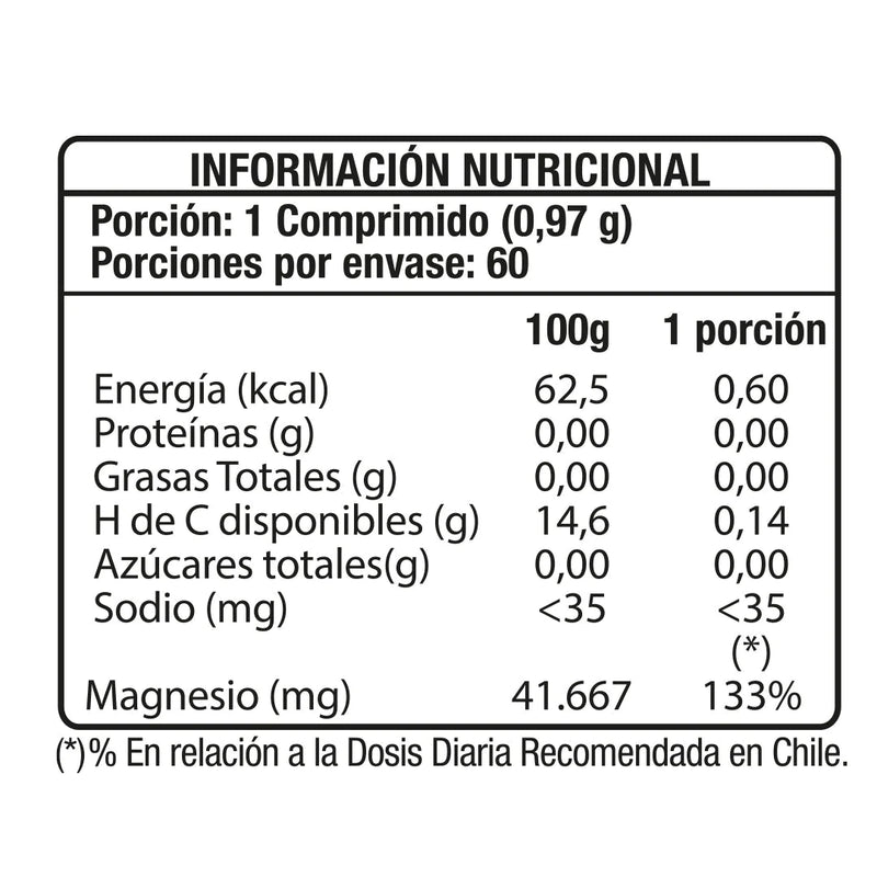 Magnesio Premium 400mg 60 Comp - Nutrapharm