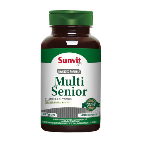 Multi Senior Multivitamínico 60 Tabs - Sunvit Life