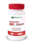 Resveratrol + NAD Vance 500mg 60 Caps - Natural Herbal