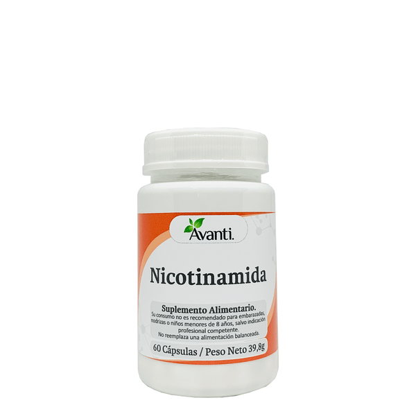 Nicotinamida (Vitamina B3) 380mg 60 Veg Caps - Avanti