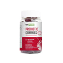 Frasco de Probiotic Gummies de NewPharma, 60 gomitas sabor frutilla sin azúcar añadida, para 30 días