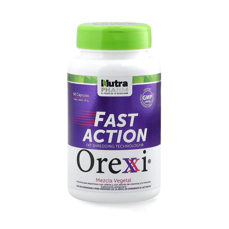 Orexxi Fast Action 60 Caps - Nutrapharm