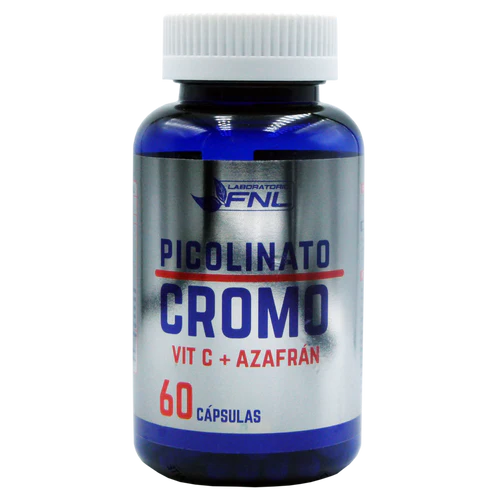 Picolinato de Cromo + Vit C + Azafrán 60 Caps - FNL