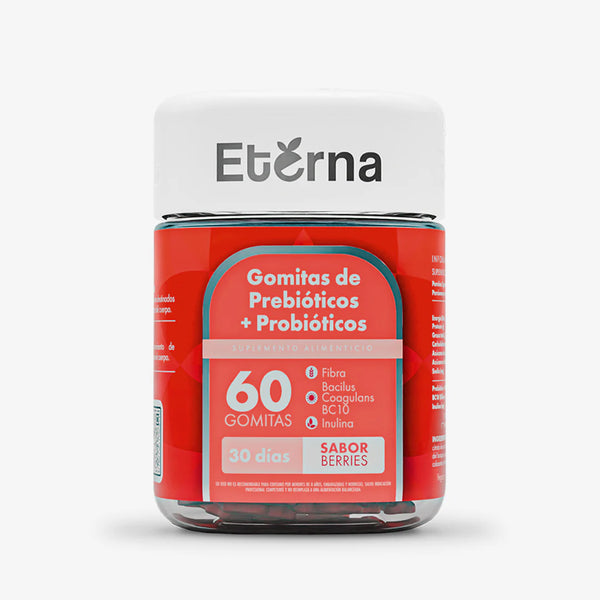 Prebióticos y Probióticos 60 Gomitas - Eterna Nutrition