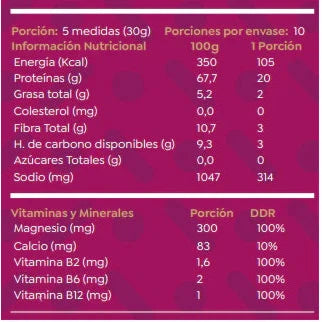 Proteína Vegetal Lean Active Chocolate Berries 300gr  - Cáscara Foods