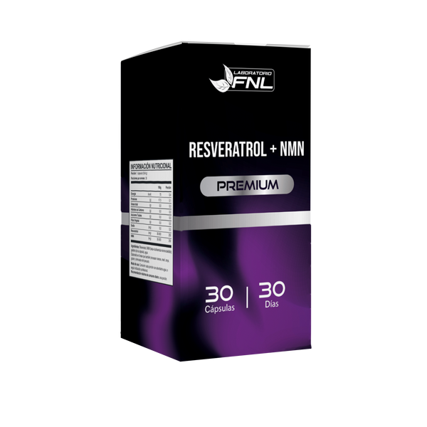 NMN (Precursor de NAD) + Resveratrol 500mg 30 Cápsulas - FNL