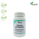 Sellos del Citrato de Potasio: cápsula vegetal, 100% puro y libre de aditivos