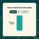 Cada porción del Aceite de Orégano: 1 cápsula blanda con 300 mg de aceite de orégano