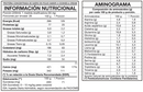 Tabla del Whey Protein Premium Line cookies & cream: medida de 32,4 g con 129 kcal y 25 g de proteína