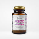 Frasco de Probiotic de RI&CO Green Vitality, probióticos de 12 cepas y 50 billones, 60 cápsulas vegetales para 60 días