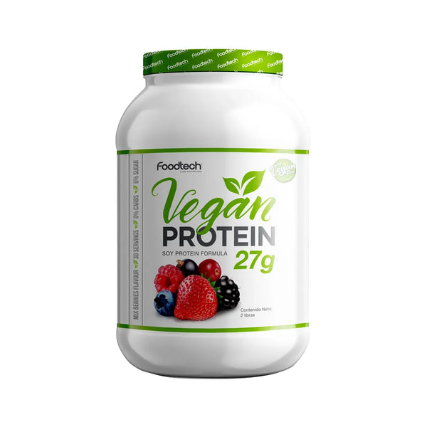 Vegan Protein 2lb Sabor Mixed Berries  - Foodtech