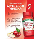 Vinagre de Sidra de Manzana Triple Strength 1200mg 60 Cápsulas - Nature's Truth