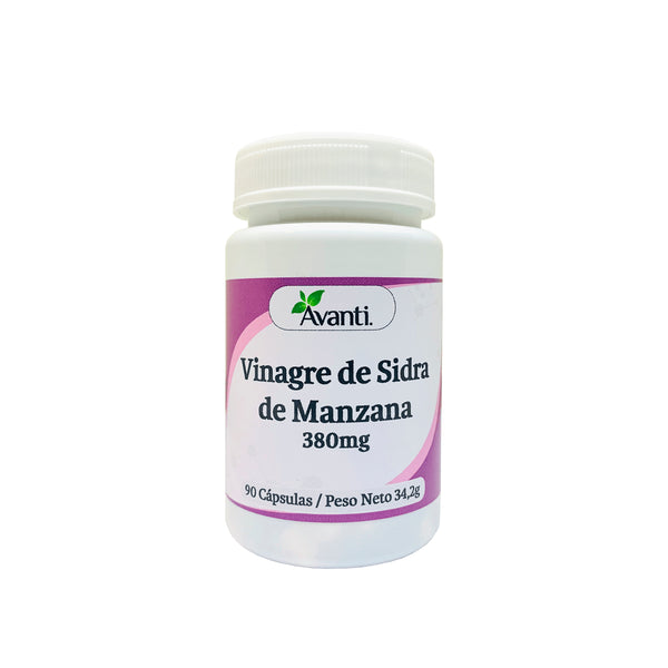 Vinagre de Sidra de Manzana 380mg 90 Caps - Avanti