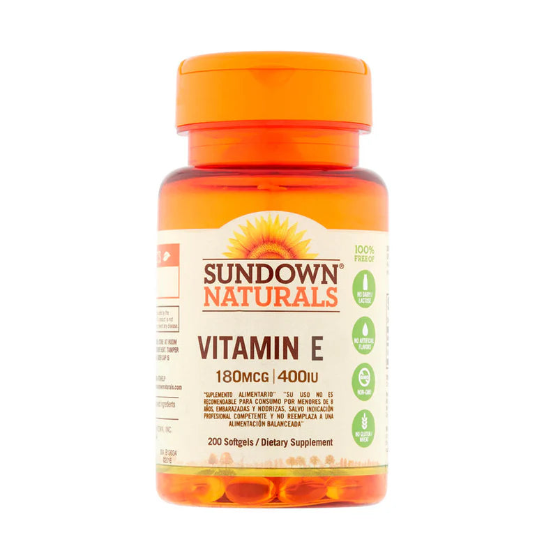 Vitamina E 400UI 200 Softgels &nbsp;- Sundown Naturals