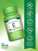 Vitamina E High Potency 400UI 180mg 100 Cápsulas Blandas - Nature's Truth