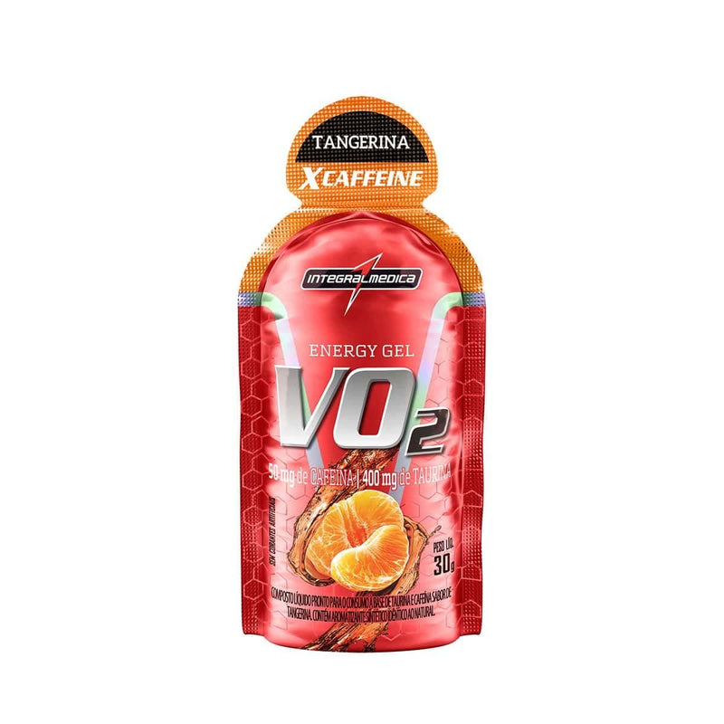 VO2 Energy Gel Carbohidratos Con Cafeína Sabor Mandarina 30gr - Integralmedica