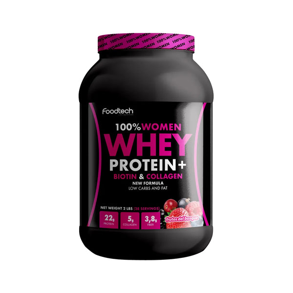 100% Women Whey Protein Frutos del Bosque 2lb  - Foodtech