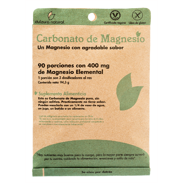 Carbonato de Magnesio 90 Porciones - Dulzura Natural