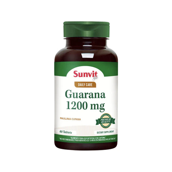 Guarana 1200mg 60 tabletas - Sunvit