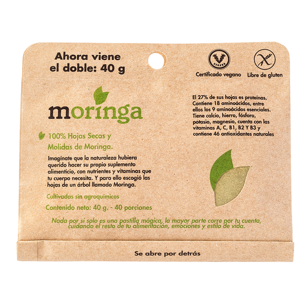 Moringa 40gr 40 Porciones - Dulzura Natural