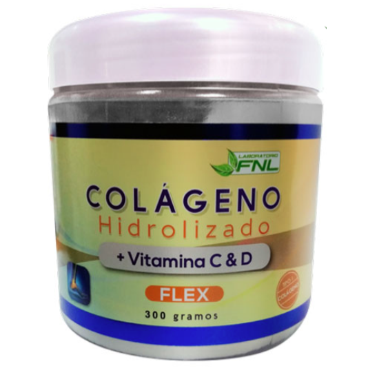 Colágeno Hidrolizado + Vitaminas C & D en Polvo 300gr - FNL