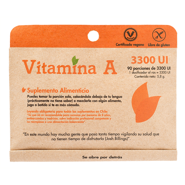 Vitamina A 90 Porciones - Dulzura Natural